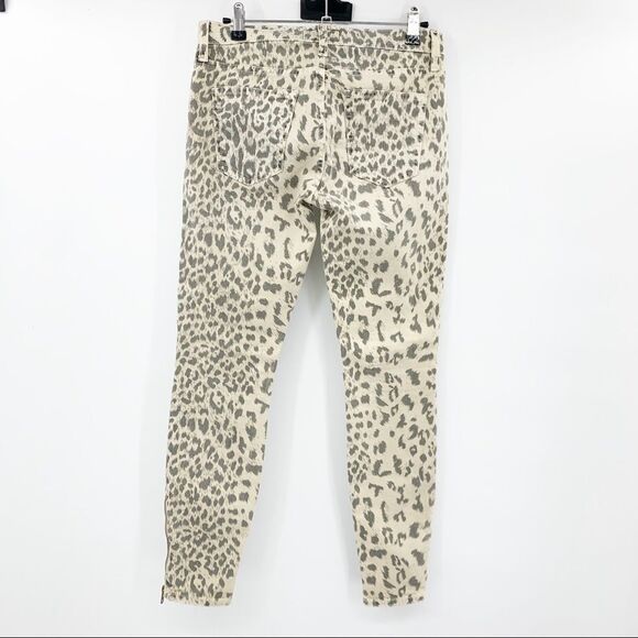 Current/Elliott Soho Zip Stiletto‎ Leopard Jeans - Picture 4 of 5